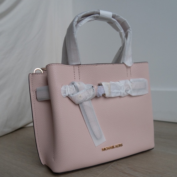Michael Kors Emilia Small Satchel Bag - Blush - Picture 1 of 4